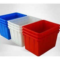 농업용 사각 대형 양동이 200L 플라스틱 물 농업, 200K(빨간색)81x60.5x59cm
