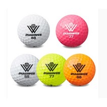 다이아윙스 고반발 비거리 전용 장타 골프공 M2/ M3/ M5[50구], 3번)M2(무광) 핑크(50알)