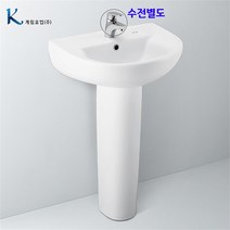 계림긴다리세면대 L-2220(1홀)자동폽업+트랩포함, 바닥배수용아이트랩, 바닥배수용아이트랩