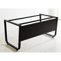 맞춤가구용 앞가림 스틸 책상 프레임만(180cm) 중고생 사무 가성비 서재 긴, 앞가림1500각진프레임