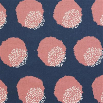 코카 일본 수입 에치노 패턴 린넨 캔버스 프린트원단 모음 퀼트원단 소잉 - 1/4YD, 80C(네이비)(패턴번)