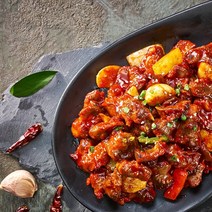 양념 통마늘 닭똥집 볶음 180g 닭근위 닭모래집, 1