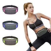 익스텐더가 있는 러닝 벨트 허리 파우치 울트라 라이트 바운스 무료 벨트 백 여성용 방수 허리 팩 남성용 조절 가능한 러너 전화 허리 가방 야외 활동 체육관 운동, 다크 그레이+핑크
