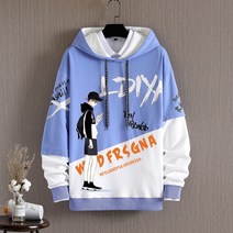 [RichMagic] 남자 후드티 하라주쿠 패션 일본 스트리트웨어 맨투맨