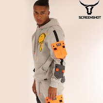 [스크린샷] H11265 - 정품 미국 스트릿 패션 브랜드 / 밀리터리 멀티 카고 포켓 레이어 후드티 남여공용 / 오버핏 빅사이즈