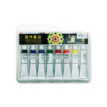 비비드 염색 물감 8색 7.5ml, 50개