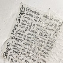 폰트 캘리그라피 스티커 레터링 셀프네일 젤 데코 네일아트, 482블랙
