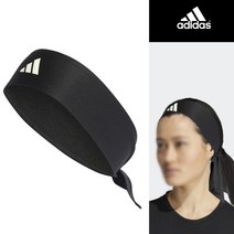 아디다스 에이로레디 텐 타이 헤어밴드(IC3563)테니스, 없음