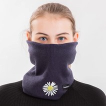 NuanSumm 넥 워머 겨울 니트 플리스 안감 넥 게이터 열 트래핑 보온 스.. 정품보장, Navy