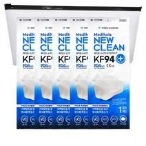 FDA 국내산 뉴클린 의료법인 식약처 KF94 기획특가 1호 1매입 운천의료재단 키트 CE인증 입체형 마스크, 상세페이지 참조