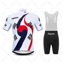 싸이클복 자전거 유니폼 기모싸이클복2022 Raphaful 한국 자전거 팀 타는 땀복 세트 여름 아웃도어 스타일