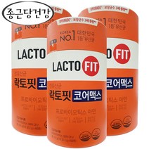 락토핏 종근당건강 생유산균 코어맥스, 60포, 2g, 3개