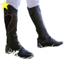 승마패션 챕스 통기성 가죽 보호장비 내마모성 승마복, XL-39CM 종아리둘레