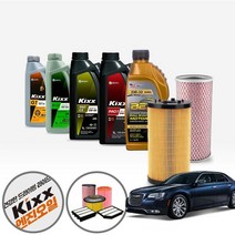 크라이슬러 300C LE 2.7 가솔린 가솔린 킥스파오 5w20 5w30 5w40 합성엔진오일 6통+흡기+오일필터 KPT-138 cs35001, 킥스파오1 0W40(최고급공용)(24600)