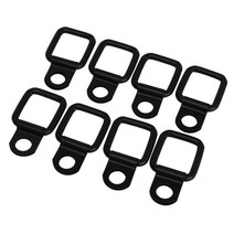 8pcs d 링 볼트 트럭에 픽업 침대화물 타이 다운 앵커 스트랩 후크 클립, 없음