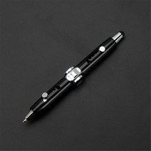 피젯토이 스트레스해소장난감 Fidget Pen Fidget Spinner 장난감 EDC 안티 스트레스 릴리프 금속 쉘 Stundent Kids Adult, 검은색