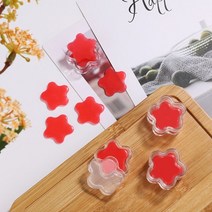 보석십자수 도안plum shape red glue 찰흙 for 비즈공예 kit 자수, 하얀, 50개