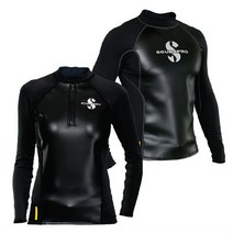 [스쿠버프로 SCUBAPRO] 하이브리드 써멀 탑 1mm 남성, 2XL