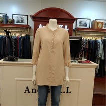 [앤디스클라인] NC13 반오픈 넥프릴 린넨BL A2LBB402A