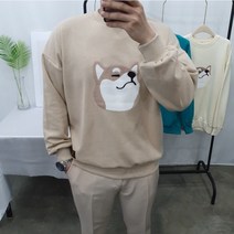 남녀공용 커플 강아지 시바견 특양면 제임스 삼광빌라맨투맨 5COLOR