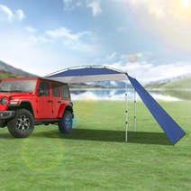 GOTIDY 자동차 차양 캠핑 텐트 벽 익스텐션이 있는 방수 햇빛 가리개 SUV 트럭 밴 RV 캠핑카 등을 위한 팝업 캠퍼