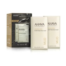 AHAVA 퓨리파잉 머드 비누 듀오 세트