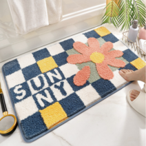 PKLN 극세사 발매트 B, A-06. 써니스퀘어 80x50cm