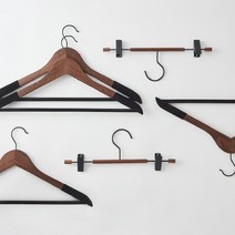 한샘 카이로 우드벨벳 논슬립 옷걸이, 상의 5P(A)