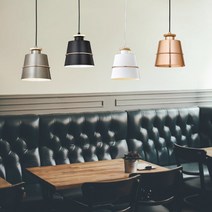 LED 마틸다 링 1등 팬던트 조명, 블랙