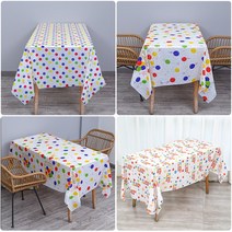 [피앤비유니티]풍선테이블보 도트테이블보, 풍선