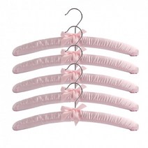 새틴 원단 옷걸이(핑크), 상세페이지 참조, 상세페이지 참조