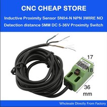 무이마린 5pc TL-Q5MC1 SN04-N/BX 리미트 스위치 CNC 라우터 CO2 레이저 비상 정지 접근 센서 유도 근접, [02] SN04-N  NPN NO