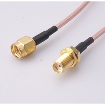 RG316 RG174 케이블 SMA 암-SMA 암 RPSMA-SMA 너트 벌크 헤드 연장 동축 점퍼 피그 테일, RG316 SMA M SMA F_25CM
