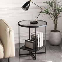 남쪽나무 투톤 컬러 티테이블 원형 테이블 40/50cm*50/60cm, X2