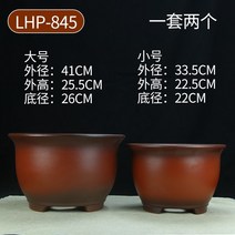 동양난 서양난 승진 화분 보라색 모래 난초 꽃 초대형 통관 특별 가격 세라믹 분재 점토, 보라색 점토, 845 2개 세트