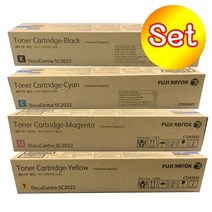 제록스 정품토너 4색 세트(소용량) DC SC2022, 상세페이지 참조, 1개