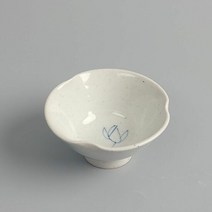 고백자 청화연화문 꽃잎 찻잔 다기잔 50ml, 본상품선택