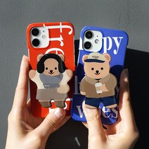 그립톡 땡큐프렌즈 정품 그립톡, 귀마개 테디걸
