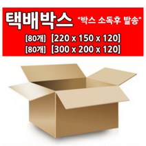 택배박스 이사박스 B골 [80개] [220 x 150 x 120] [300 x 200 x 120] [루이스벨라], B형 300x200x120 [80개], 80개