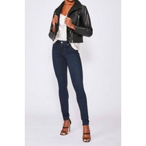 레기 엑스트라 롱 울트라 스키니 데님 청바지 인모나