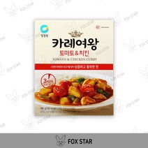 청정원 카레여왕 토마토치킨160g, 15개, 160g
