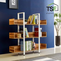 TS-15 3단 가림막 1200 책장 철제 거실 철재 인테리어 수납 diy가구, 블랙프레임/차콜