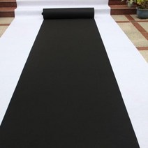 15m 와이드 블랙 카펫 LORTRAVEL 일회용 롱 러너 전시 도매 계단 복도 러그, Black+1.5x4m