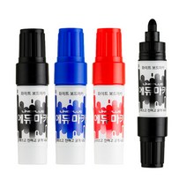라인플러스 에듀마카 화이트 보드마카 둥근촉 블랙, 2개