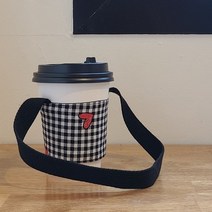 기타 바보사랑[나미꼬의퀼트카페]패브릭 컵홀더 만들기 에코백 드링크백 컵캐리어