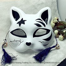 가면 아이디어 el발광 마스크 더우인동일제품 여우 남녀 아기고양이 무도회 비보잉, T05-채색 고양이 M-단면 구