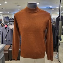 에스에이피 SAP샙 NC08 울혼방 융본딩 반목 스웨터 진오렌지 MNKA22N02-25