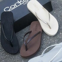브룸 여자 남자 커플 가죽 쪼리슬리퍼 여름비치샌들 003
