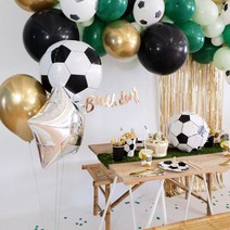 축구공 은박풍선 아이러브사커 아들 생일 파티 풍선