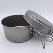 에이엠지 티타늄 코펠 1700ml 냄비 후라이팬 세트 케이스포함 무료 이니셜 각인 AMG Titanium Cookware set, 각인 없이 구매, 1개